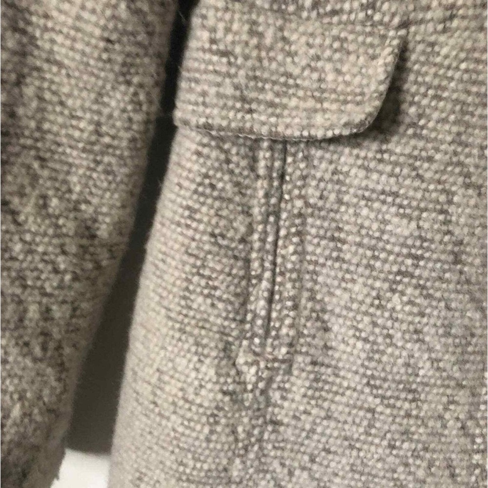 H&M light gray wool pea coat - Picture 9 of 9